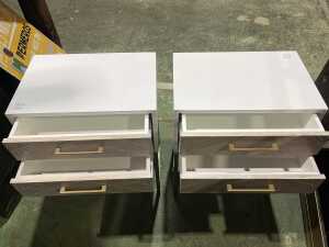 Pair of modern bedside tables - 3