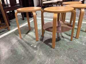 Set of four 1980s Ikea stools - 3