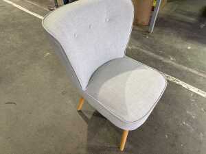 Modern fabric tub chair - 3