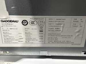 Gaggenau 200 Series combi microwave oven RRP $5,779 - 3