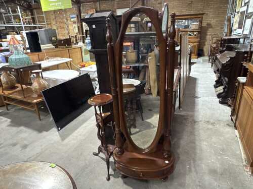 Vintage cheval mirror