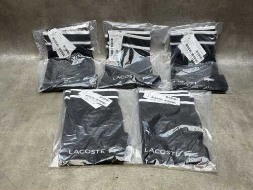 Group of five kids' sports leggings