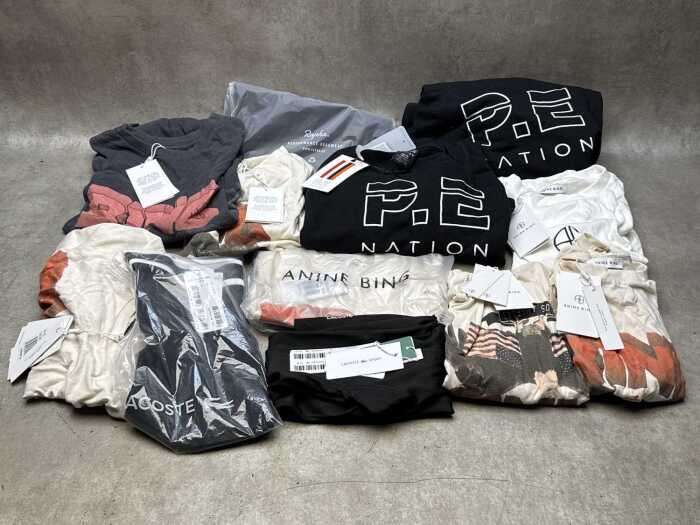 Assorted new clothing garments, size XS-S