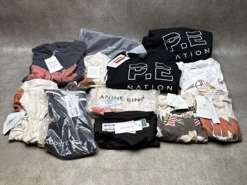 Assorted new clothing garments, size XS-S