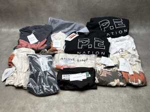 Assorted new clothing garments, size XS-S