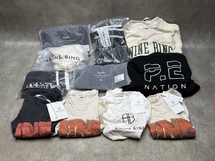Assorted new clothing garments, size XS-S