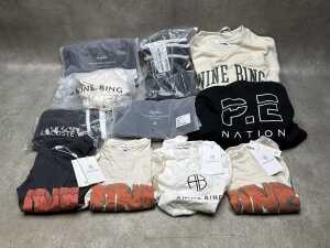 Assorted new clothing garments, size XS-S