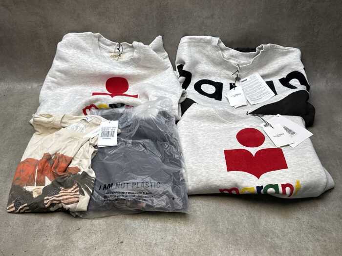 Assorted new clothing garments, size M-L
