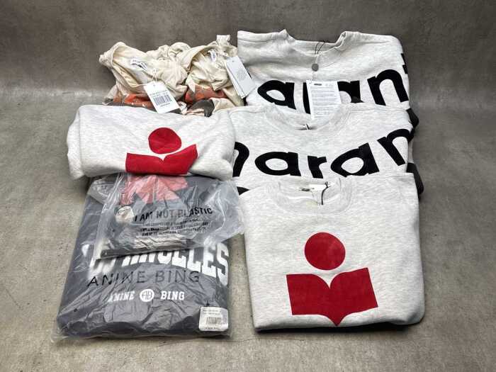 Assorted new clothing garments, size S-M