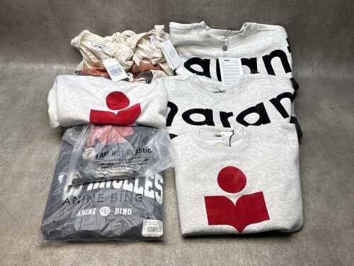 Assorted new clothing garments, size S-M