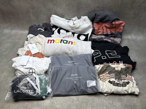 Assorted new clothing garments, size S-M