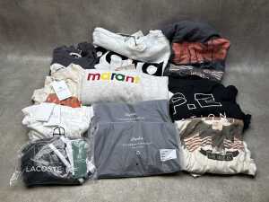 Assorted new clothing garments, size S-M