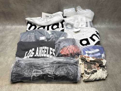 Assorted new clothing garments, size S-M