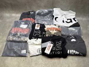 Assorted new clothing garments, size S-M