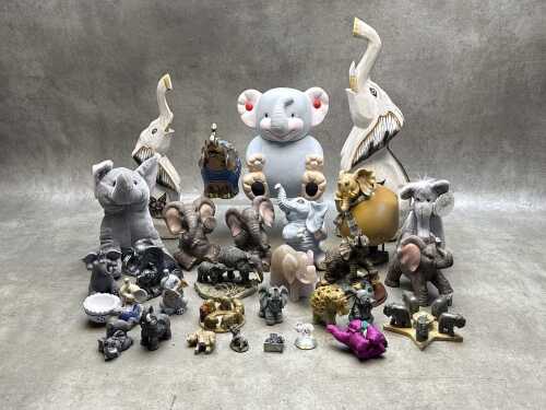 Collection of decorative Elephant figures