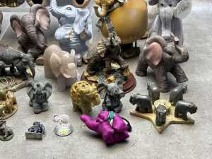 Collection of decorative Elephant figures - 4