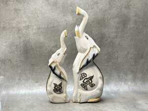 Collection of decorative Elephant figures - 6