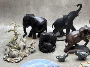 Collection of decorative elephants - 2