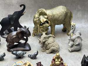Collection of decorative elephants - 3