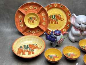 Collection of decorative elephants - 2