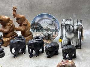 Collection of decorative elephants - 3