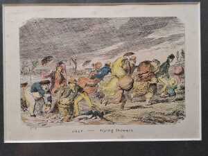 Two antique hand-coloured prints - 3