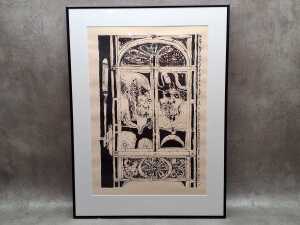 Artist unknown, The Journey To Another World..., 1984. Risographic print on paper