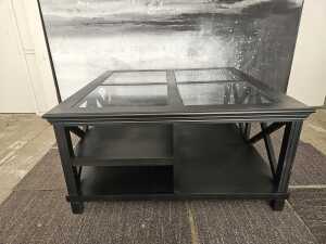 Black modern coffee table