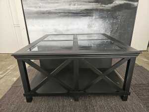 Black modern coffee table - 2