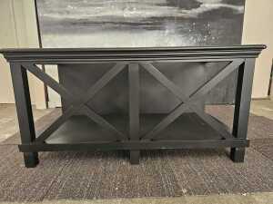 Black modern coffee table - 3
