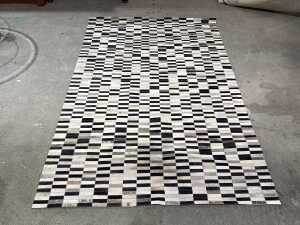 Modern cowhide rug