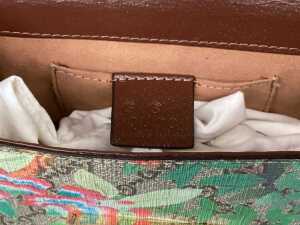 Gucci Tian GG padlock canvas shoulder bag - 4