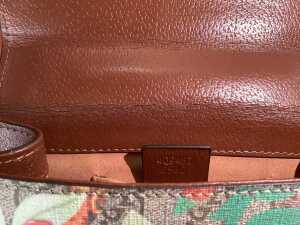 Gucci Tian GG padlock canvas shoulder bag - 5