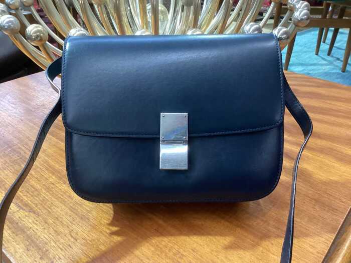 Celine handbag with silver-tone hardware