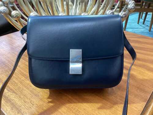 Celine handbag with silver-tone hardware