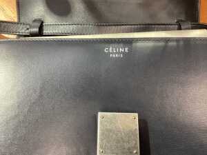 Celine handbag with silver-tone hardware - 3