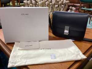 Celine handbag with silver-tone hardware - 6