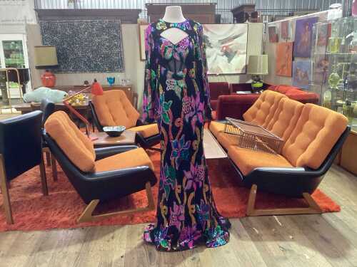 Missord Carta multi-coloured sequin evening dress, size XL