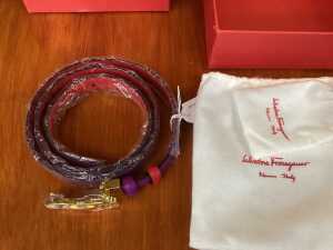 Salvatore Ferragamo reversible leather belt - 3