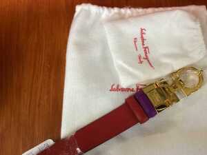 Salvatore Ferragamo reversible leather belt - 4