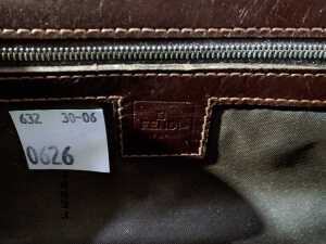 Designer-style shoulder bag in brown tones - 4