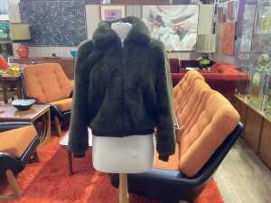 Staple the Label bomber jacket in chocolate, size 10