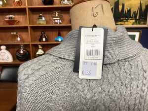 Sportscraft Man Joshua Cable Cardigan in grey, size M - 3
