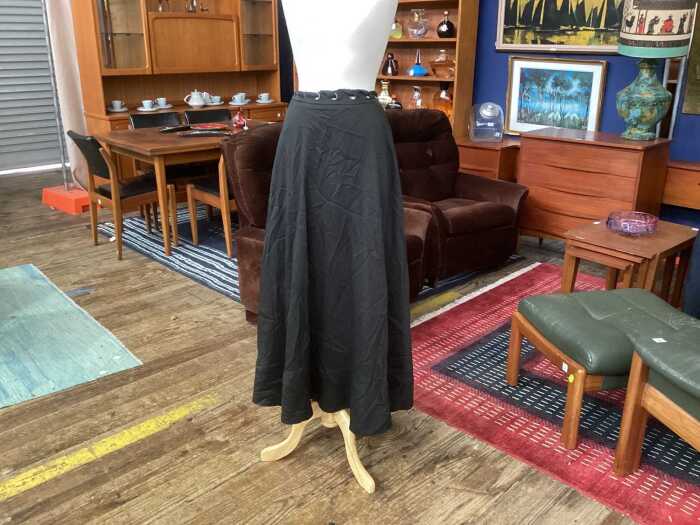 Sheike Edie Maxi Skirt in black, size 14