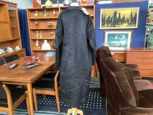 Hemi Blurr double-breasted wool coat in charcoal grey, size S - 3