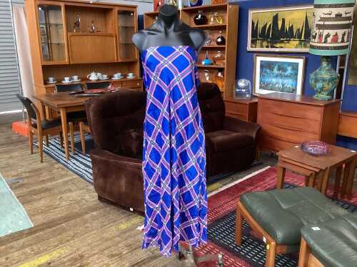 Steele Cassidy skirt in midnight check, size M