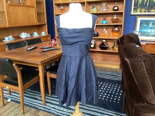 Rebecca Valance Serenity mini dress in navy, size 10