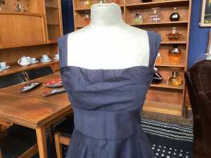 Rebecca Valance Serenity mini dress in navy, size 10 - 2