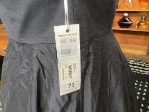 Rebecca Valance Serenity mini dress in navy, size 10 - 4