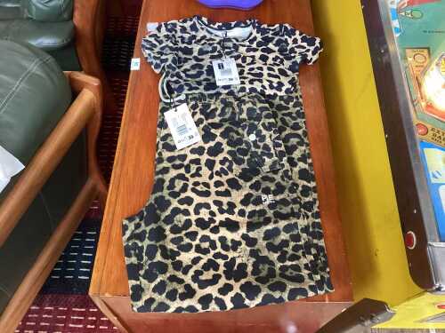 P.E Nation Discovery cotton pants and Foundations tee, size XS and S